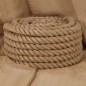 vidaXL Cuerda de yute 5 m de longitud y 40 mm de grosor vidaXL Cuerda de yute 5 m de longitud y 40 mm de grosor