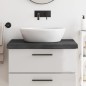 vidaXL Encimera baño madera maciza tratada gris oscuro 80x50x(2-6) cm vidaXL Encimera baño madera maciza tratada gris oscuro 80x50x(2-6) cm