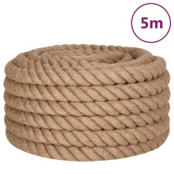 vidaXL Cuerda de yute 5 m de longitud y 40 mm de grosor