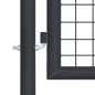 vidaXL Puerta de malla de jardín de acero galvanizado gris 100x250 cm vidaXL Puerta de malla de jardín de acero galvanizado gris 100x250 cm