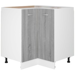vidaXL Armario cocina madera ingeniería gris sonoma 75,5x75,5x80,5cm