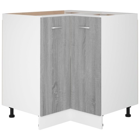 vidaXL Armario cocina madera ingeniería gris sonoma 75,5x75,5x80,5cm