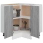 vidaXL Armario cocina madera ingeniería gris sonoma 75,5x75,5x80,5cm