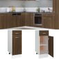 vidaXL Armario bajo cocina madera de ingeniería marrón 30x46x81,5 cm vidaXL Armario bajo cocina madera de ingeniería marrón 30x46x81,5 cm