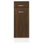 vidaXL Armario bajo cocina madera de ingeniería marrón 30x46x81,5 cm vidaXL Armario bajo cocina madera de ingeniería marrón 30x46x81,5 cm
