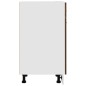 vidaXL Armario bajo cocina madera de ingeniería marrón 30x46x81,5 cm vidaXL Armario bajo cocina madera de ingeniería marrón 30x46x81,5 cm