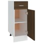 vidaXL Armario bajo cocina madera de ingeniería marrón 30x46x81,5 cm vidaXL Armario bajo cocina madera de ingeniería marrón 30x46x81,5 cm
