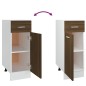vidaXL Armario bajo cocina madera de ingeniería marrón 30x46x81,5 cm vidaXL Armario bajo cocina madera de ingeniería marrón 30x46x81,5 cm