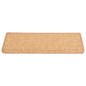 vidaXL Alfombrilla autoadhesiva escalera sisal 15uds naranja 65x21x4cm vidaXL Alfombrilla autoadhesiva escalera sisal 15uds naranja 65x21x4cm