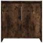 vidaXL Armario de baño madera contrachapada roble ahumado 60x33x61 cm vidaXL Armario de baño madera contrachapada roble ahumado 60x33x61 cm