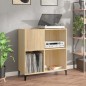 vidaXL Mueble discos madera contrachapada roble Sonoma 84,5x38x89 cm vidaXL Mueble discos madera contrachapada roble Sonoma 84,5x38x89 cm