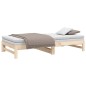 vidaXL Sofá cama extraíble madera maciza de pino 2x(90x200) cm vidaXL Sofá cama extraíble madera maciza de pino 2x(90x200) cm