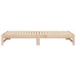vidaXL Sofá cama extraíble madera maciza de pino 2x(90x200) cm vidaXL Sofá cama extraíble madera maciza de pino 2x(90x200) cm