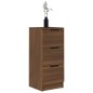 vidaXL Aparadores 2 uds madera contrachapada marrón roble 30x30x70 cm vidaXL Aparadores 2 uds madera contrachapada marrón roble 30x30x70 cm
