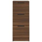 vidaXL Aparadores 2 uds madera contrachapada marrón roble 30x30x70 cm vidaXL Aparadores 2 uds madera contrachapada marrón roble 30x30x70 cm