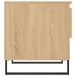 vidaXL Mesas de centro 2 uds madera ingeniería roble Sonoma 50x46x50cm