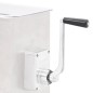 vidaXL Mezcladora de carne con caja engranajes acero inox. plateado vidaXL Mezcladora de carne con caja engranajes acero inox. plateado