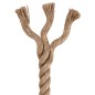 vidaXL Cuerda de yute 5 m de longitud y 60 mm de grosor vidaXL Cuerda de yute 5 m de longitud y 60 mm de grosor