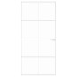 vidaXL Puerta de interior vidrio templado y aluminio blanco 93x201,5cm vidaXL Puerta de interior vidrio templado y aluminio blanco 93x201,5cm