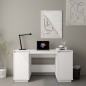 vidaXL Escritorio madera maciza de pino blanco 140x50x75 cm vidaXL Escritorio madera maciza de pino blanco 140x50x75 cm