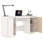 vidaXL Escritorio madera maciza de pino blanco 140x50x75 cm vidaXL Escritorio madera maciza de pino blanco 140x50x75 cm