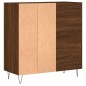 vidaXL Mueble discos madera contrachapada roble marrón 84,5x38x89 cm vidaXL Mueble discos madera contrachapada roble marrón 84,5x38x89 cm
