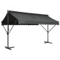 vidaXL Toldo de pie independiente gris antracita 400x300 cm vidaXL Toldo de pie independiente gris antracita 400x300 cm
