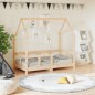 vidaXL Estructura de cama para niños madera maciza de pino 70x140 cm vidaXL Estructura de cama para niños madera maciza de pino 70x140 cm