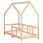 vidaXL Estructura de cama para niños madera maciza de pino 70x140 cm vidaXL Estructura de cama para niños madera maciza de pino 70x140 cm