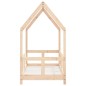 vidaXL Estructura de cama para niños madera maciza de pino 70x140 cm vidaXL Estructura de cama para niños madera maciza de pino 70x140 cm