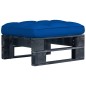 vidaXL Otomana de jardín de palets madera de pino impregnada negro vidaXL Otomana de jardín de palets madera de pino impregnada negro