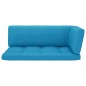 vidaXL Muebles de palets 4 pzas y cojines madera pino impregnada negro vidaXL Muebles de palets 4 pzas y cojines madera pino impregnada negro