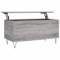 vidaXL Mesa de centro madera contrachapada gris Sonoma 90x44,5x45 cm vidaXL Mesa de centro madera contrachapada gris Sonoma 90x44,5x45 cm