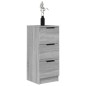 vidaXL Aparadores 2 uds madera contrachapada gris Sonoma 30x30x70 cm vidaXL Aparadores 2 uds madera contrachapada gris Sonoma 30x30x70 cm