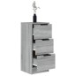vidaXL Aparadores 2 uds madera contrachapada gris Sonoma 30x30x70 cm vidaXL Aparadores 2 uds madera contrachapada gris Sonoma 30x30x70 cm