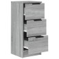 vidaXL Aparadores 2 uds madera contrachapada gris Sonoma 30x30x70 cm vidaXL Aparadores 2 uds madera contrachapada gris Sonoma 30x30x70 cm