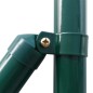 vidaXL Set de Euro Valla acero verde 25x1,7 m 