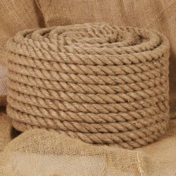 vidaXL Cuerda de yute 25 m de longitud y 16 mm de grosor