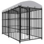 vidaXL Perrera de exterior con techo 300x150x210 cm