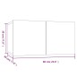 vidaXL Mueble TV colgante madera contrachapada marrón roble 60x30x30cm vidaXL Mueble TV colgante madera contrachapada marrón roble 60x30x30cm
