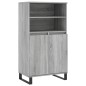vidaXL Aparador alto de madera contrachapada gris Sonoma 60x36x110 cm vidaXL Aparador alto de madera contrachapada gris Sonoma 60x36x110 cm