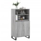 vidaXL Aparador alto de madera contrachapada gris Sonoma 60x36x110 cm vidaXL Aparador alto de madera contrachapada gris Sonoma 60x36x110 cm