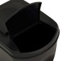 vidaXL Cubos de basura apilables 4 piezas gris antracita 100 L vidaXL Cubos de basura apilables 4 piezas gris antracita 100 L