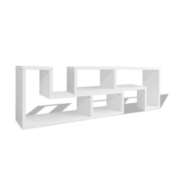 vidaXL Mueble para TV en forma de L blanco