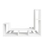 vidaXL Mueble para TV en forma de L blanco