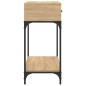 vidaXL Mesa consola madera de ingeniería roble Sonoma 100x34,5x75 cm vidaXL Mesa consola madera de ingeniería roble Sonoma 100x34,5x75 cm