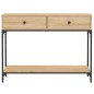 vidaXL Mesa consola madera de ingeniería roble Sonoma 100x34,5x75 cm vidaXL Mesa consola madera de ingeniería roble Sonoma 100x34,5x75 cm