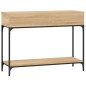 vidaXL Mesa consola madera de ingeniería roble Sonoma 100x34,5x75 cm vidaXL Mesa consola madera de ingeniería roble Sonoma 100x34,5x75 cm