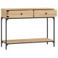 vidaXL Mesa consola madera de ingeniería roble Sonoma 100x34,5x75 cm vidaXL Mesa consola madera de ingeniería roble Sonoma 100x34,5x75 cm