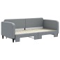 vidaXL Sofá cama nido tela gris claro 90x200 cm vidaXL Sofá cama nido tela gris claro 90x200 cm